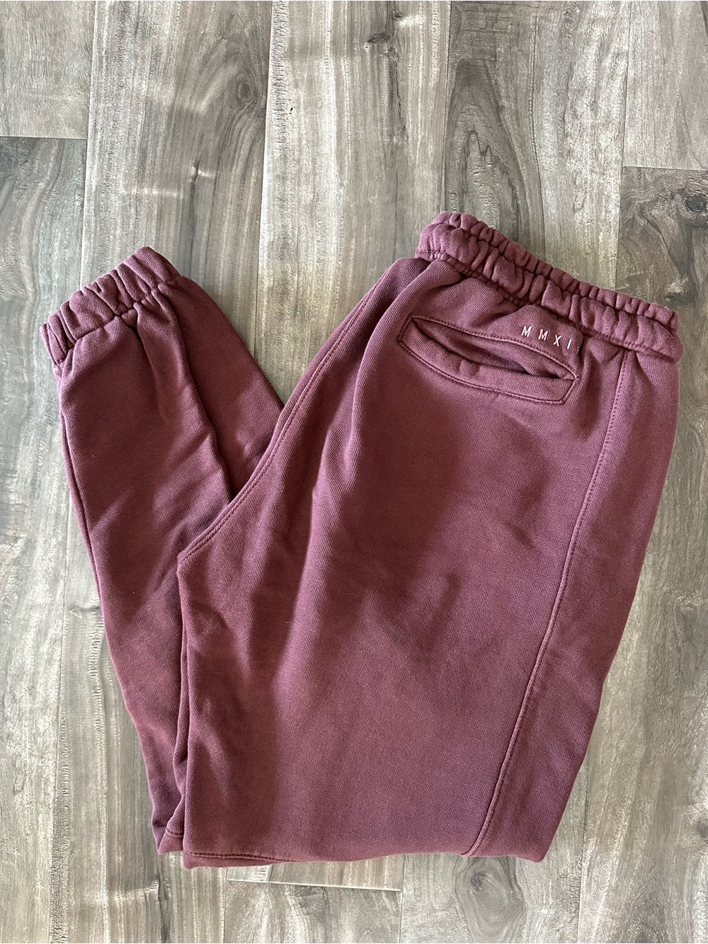 YoungLA 209 Joggers Burgundy Men’s Size Large